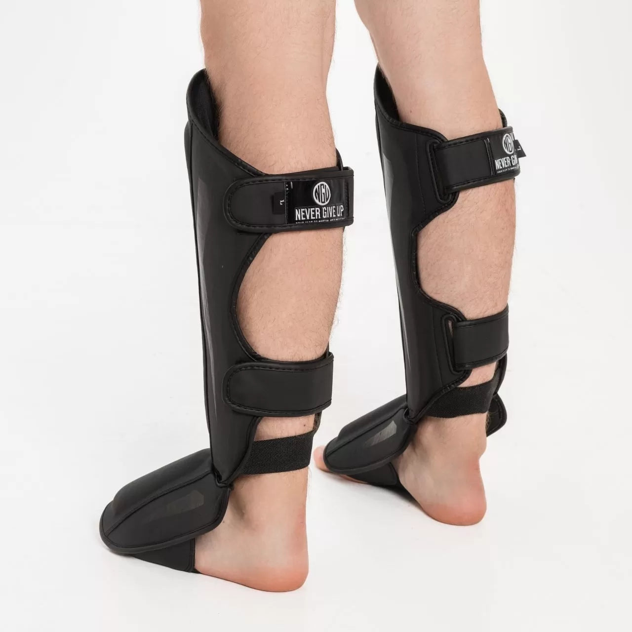 "NGU" shin guards PRO black matte