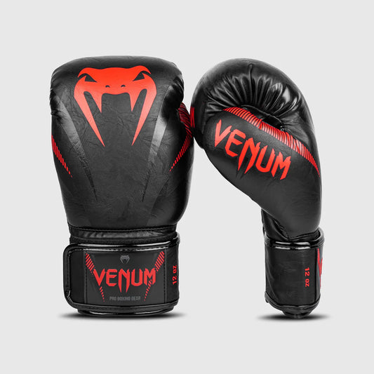 Venum Impact red boxing gloves