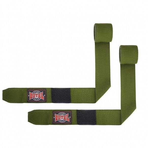 "Royal" elastic boxing handwraps 3m - Khaki