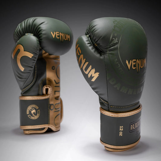 "Venum x Rajadamnern" Boxing Gloves - Military Green