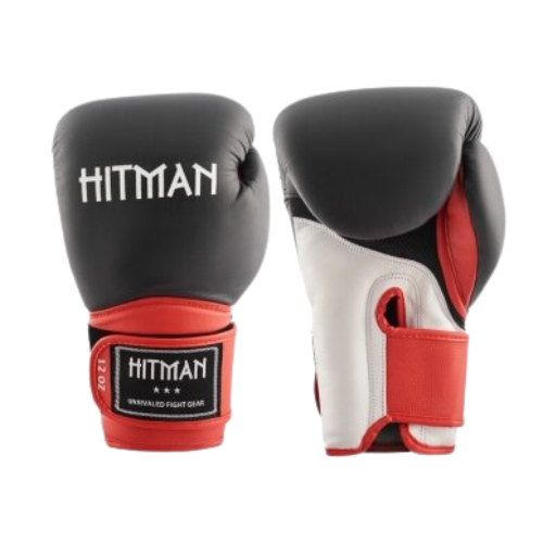 Hitman Boxing Gloves Elite Evo - Black/White/Red
