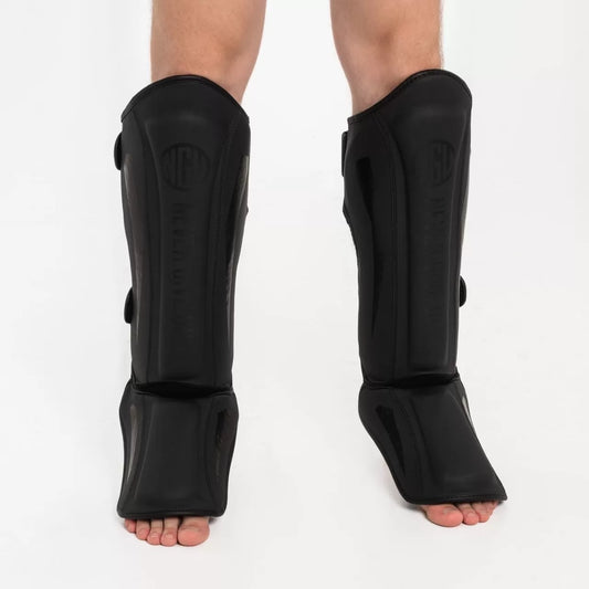 "NGU" shin guards PRO black matte