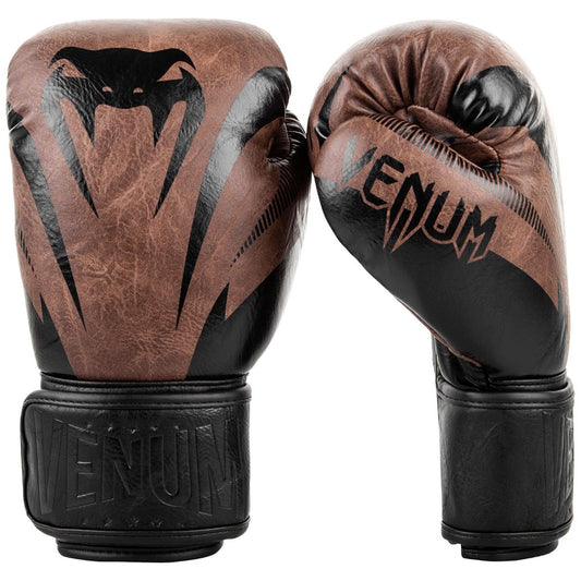 Venum Impact Classic Brown Boxing Gloves