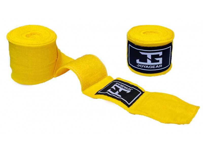 "Joya" elastic boxing handwraps 4.5m - Yellow