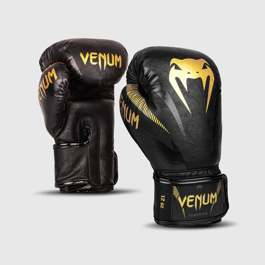 Venum Impact black boxing gloves