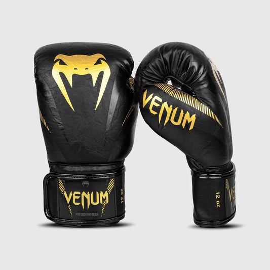 Venum Impact black boxing gloves